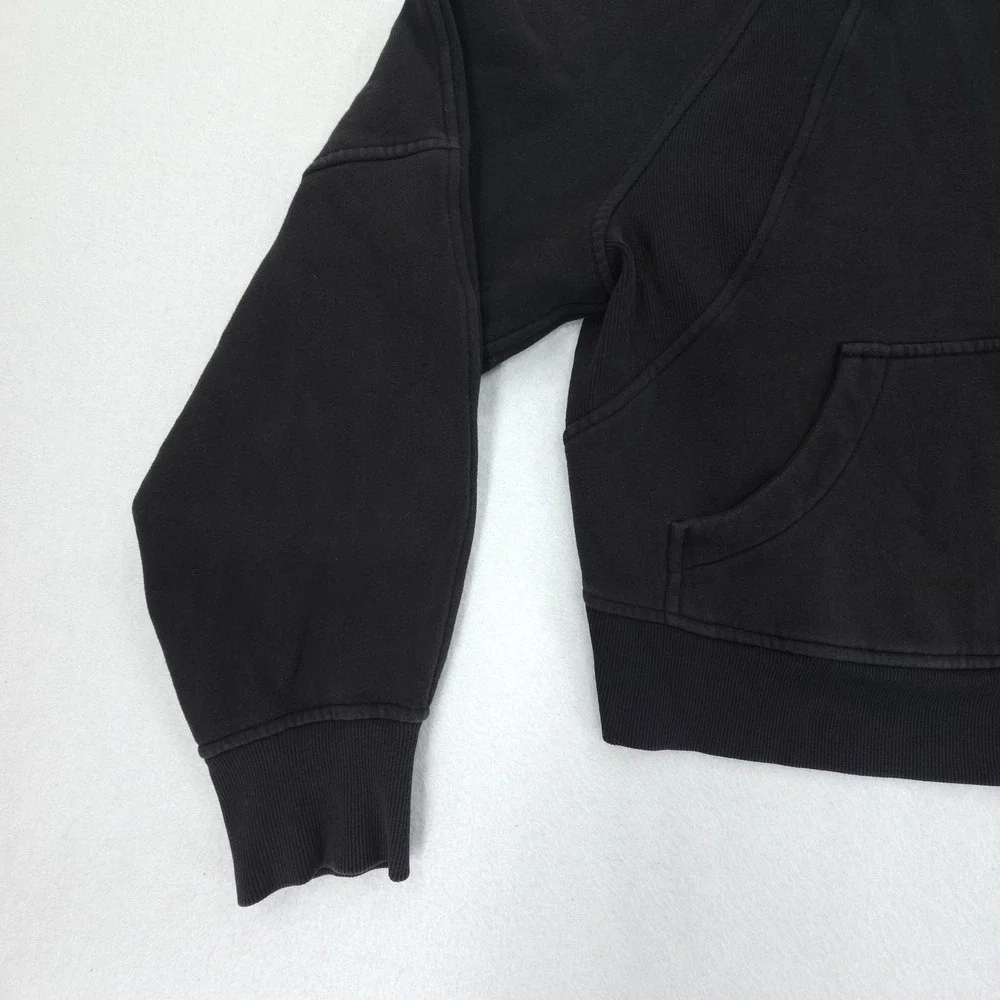 Lululemon Sweatshirt Womens XS/S Black Scuba Oversized Full Zip Hoodie Yoga Gym
